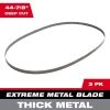 Milwaukee 44-7/8 in. 8/10 TPI Metal Deep Cut Extreme Band Saw Blade (3-Pack) For M18 FUEL/Corded
