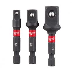 Milwaukee SHOCKWAVE Impact Duty 1/4 in. Hex Shank Socket Adapter Set (3-Piece) 15 Milwaukee SHOCKWAVE Impact Duty 1/4 in. Hex Shank Socket Adapter Set (3-Piece) -Power Tools Accessories Sales Shop milwaukee bit holders extensions 48 32 5033 c3 1000