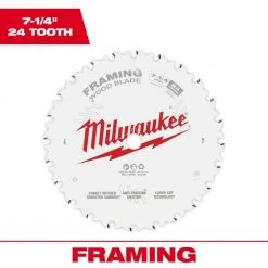 Milwaukee 7-1/4 in. x 24-Tooth Framing Circular Saw Blade