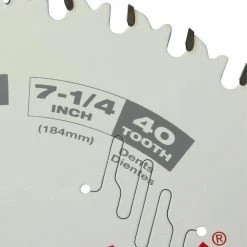 Milwaukee 7-1/4 in. x 40-Tooth Fine Finish Circular Saw Blade (2-Pack) -Power Tools Accessories Sales Shop milwaukee circular saw blades 48 40 0726 48 40 0726 a0 1000