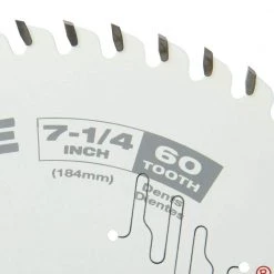 Milwaukee 7-1/4 in. x 60-Tooth Ultra Fine Finish Circular Saw Blade (2-Pack) -Power Tools Accessories Sales Shop milwaukee circular saw blades 48 40 0730 48 40 0730 a0 1000