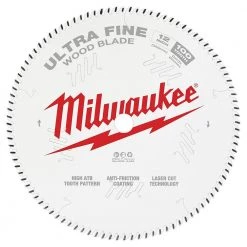 Milwaukee 12 in. x 100-Tooth Carbide Ultra Fine Finish Circular Saw Blade (2-Pack) -Power Tools Accessories Sales Shop milwaukee circular saw blades 48 40 1228 48 40 1228 a0 1000