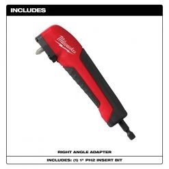 Milwaukee SHOCKWAVE Impact Duty Right Angle Drill Adapter -Power Tools Accessories Sales Shop milwaukee drill attachments 48 32 2390 40 1000