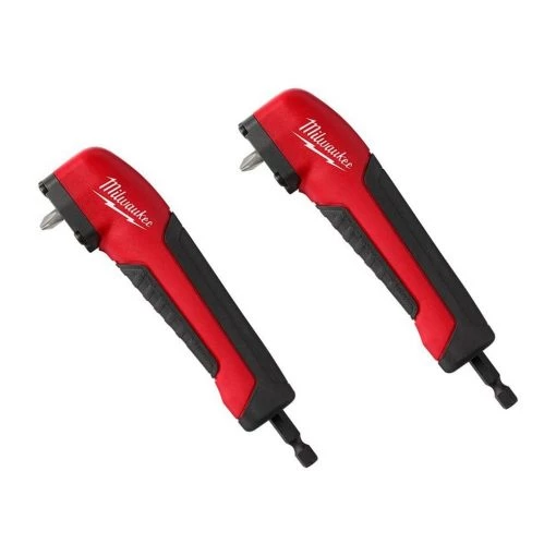 Milwaukee SHOCKWAVE Impact Duty Right Angle Drill Adapter (2-Pack) -Power Tools Accessories Sales Shop milwaukee drill attachments 48 32 2390 48 32 2390 64 1000