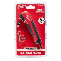 Milwaukee SHOCKWAVE Impact Duty Right Angle Drill Adapter -Power Tools Accessories Sales Shop milwaukee drill attachments 48 32 2390 77 1000