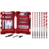 Milwaukee SHOCKWAVE Impact Duty Alloy Steel Screw Driver Bit Set with SHOCKWAVE Carbide Hammer Drill Bit Kit (52-Piece)