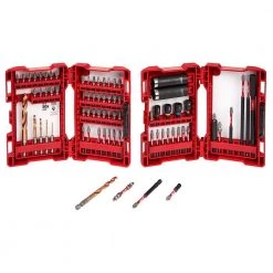 Milwaukee SHOCKWAVE Impact Duty Drill and Alloy Steel Screw Driver Bit Set (75-Piece)