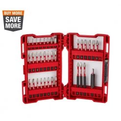 Milwaukee SHOCKWAVE Impact Duty Alloy Steel Screw Driver Bit Set (35-Piece)