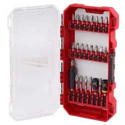 Milwaukee SHOCKWAVE Impact Duty Alloy Steel Screw Driver Bit Set (25-Piece) -Power Tools Accessories Sales Shop milwaukee drill bit combination sets 48 32 4095 76 1000