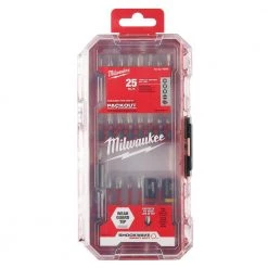 Milwaukee SHOCKWAVE Impact Duty Alloy Steel Screw Driver Bit Set (25-Piece) -Power Tools Accessories Sales Shop milwaukee drill bit combination sets 48 32 4095 fa 1000
