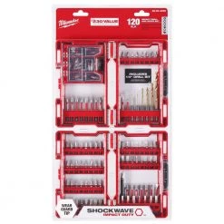Milwaukee SHOCKWAVE Impact Duty Alloy Steel Screw Driver Bit Set and Carabiner (195-Piece) -Power Tools Accessories Sales Shop milwaukee drill bit combination sets 48 32 4490 48 32 4489 1d 1000