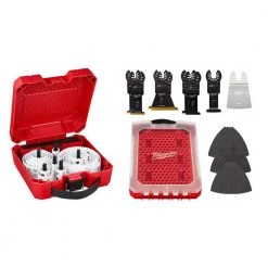 Milwaukee Hole Dozer General Purpose Bi-Metal Hole Saw Set W/Oscillating Multi-Tool Blade Set (41-Piece)