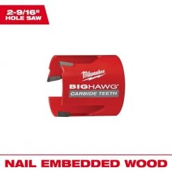 Milwaukee 2-9/16 in. Big Hawg Carbide Hole Saw