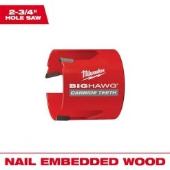 Milwaukee 2-3/4 in. Big Hawg Carbide Hole Saw