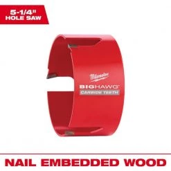 Milwaukee 5-1/4 in. Big Hawg Carbide Hole Saw