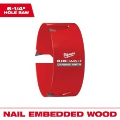Milwaukee 6-1/4 in. Big Hawg Carbide Hole Saw