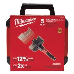 Milwaukee BIG HAWG Carbide Hole Saw Kit with PACKOUT Case & SWITCHBLADE Plumbers Selfeed Bits Set (14-Piece) -Power Tools Accessories Sales Shop milwaukee hole saws bits 49 56 9295 49 22 5100 4f 1000