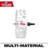 Milwaukee 6 in. Hole Dozer Bi-Metal Hole Saw with 3/8 in. Arbor and Pilot Bit