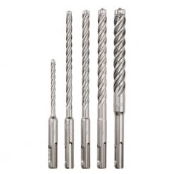 Milwaukee 4-Cutter SDS-PLUS Carbide Hammer Drill Bit Kit (5-Piece) -Power Tools Accessories Sales Shop milwaukee masonry drill bits 48 20 7498 44 1000