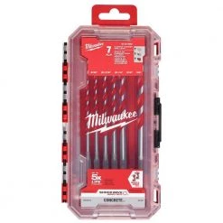 Milwaukee SHOCKWAVE Carbide Hammer Drill Bit Kit (7-Piece) -Power Tools Accessories Sales Shop milwaukee masonry drill bits 48 20 9052 44 1000