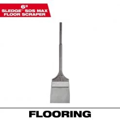Milwaukee 6 in. SDS-MAX SLEDGE Steel Floor Scraper Bit