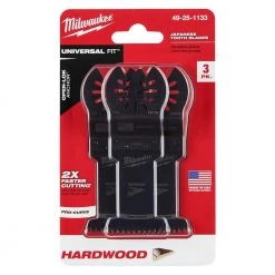 Milwaukee 1-3/8 in. High Carbon Steel Universal Fit Japanese Teeth Hardwood Cutting Multi-Tool Oscillating Blade (3-Pack) -Power Tools Accessories Sales Shop milwaukee oscillating tool attachments 49 25 1133 4f 1000