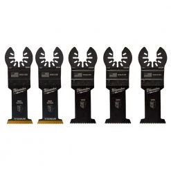 Milwaukee 1-3/8 in. Multi-Tool Oscillating Blade Set (5-Piece)