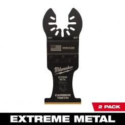 Milwaukee 1-3/8 in. Carbide Universal Fit Extreme Metal Cutting Multi-Tool Oscillating Blade (2-Pack) -Power Tools Accessories Sales Shop milwaukee oscillating tool attachments 49 25 1502 66 1000