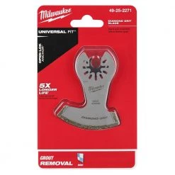 Milwaukee 2-1/2 in. Universal Fit Diamond Grit Grout Removal Multi-Tool Oscillating Blade (1-Piece) -Power Tools Accessories Sales Shop milwaukee oscillating tool attachments 49 25 2271 4f 1000