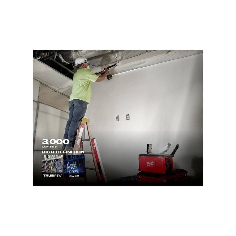 Milwaukee M18 18-Volt Lithium-Ion Cordless PACKOUT 3000 Lumens LED Light with Built-In Charger with (1) 5.0 Ah Battery 5 Milwaukee M18 18-Volt Lithium-Ion Cordless PACKOUT 3000 Lumens LED Light with Built-In Charger with (1) 5.0 Ah Battery - Image 5
