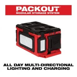 Milwaukee M18 18-Volt Lithium-Ion Cordless PACKOUT 3000 Lumens LED Light with Built-In Charger with (1) 5.0 Ah Battery 16 Milwaukee M18 18-Volt Lithium-Ion Cordless PACKOUT 3000 Lumens LED Light with Built-In Charger with (1) 5.0 Ah Battery -Power Tools Accessories Sales Shop milwaukee outdoor power batteries chargers 2357 20 48 11 1850 40 1000 1