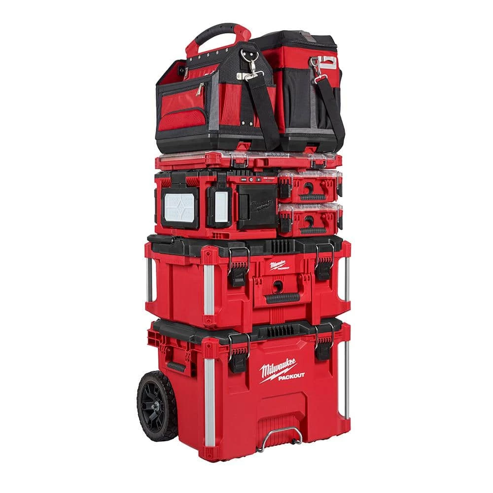 Milwaukee M18 18-Volt Lithium-Ion Cordless PACKOUT 3000 Lumens LED Light with Built-In Charger with (1) 5.0 Ah Battery 11 Milwaukee M18 18-Volt Lithium-Ion Cordless PACKOUT 3000 Lumens LED Light with Built-In Charger with (1) 5.0 Ah Battery - Image 11