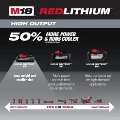 Milwaukee M18 18-Volt Lithium-Ion HIGH OUTPUT CP 3.0 Ah Battery Pack (4-Pack) -Power Tools Accessories Sales Shop milwaukee outdoor power batteries chargers 48 11 1837 48 11 1837 40 1000