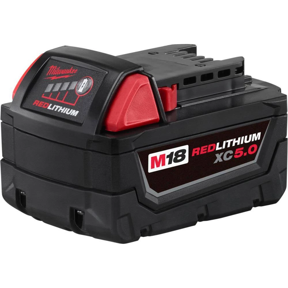 Milwaukee M18 18-Volt Lithium-Ion XC Extended Capacity Battery Pack 5.0Ah (4-Pack) 12 Milwaukee M18 18-Volt Lithium-Ion XC Extended Capacity Battery Pack 5.0Ah (4-Pack) - Image 12