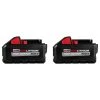 Milwaukee M18 18-Volt Lithium-Ion High Output XC 8.0 Ah Battery (2-Pack)