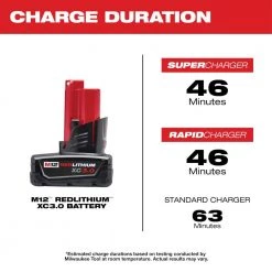 Milwaukee M12 12-Volt Lithium-Ion XC Extended Capacity 3.0 Ah Battery Pack (2-Pack) -Power Tools Accessories Sales Shop milwaukee outdoor power batteries chargers 48 11 2412 a0 1000