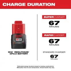 Milwaukee M12 12-Volt Lithium-Ion Compact Battery Pack 3.0Ah (2-Pack) -Power Tools Accessories Sales Shop milwaukee outdoor power batteries chargers 48 11 2430 a0 1000