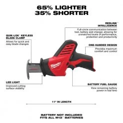 Milwaukee M12 12-Volt Lithium-Ion XC High Output 5.0 Ah Battery Pack W/High Output 2.5 Ah Battery Pack + HACKZALL -Power Tools Accessories Sales Shop milwaukee outdoor power batteries chargers 48 11 2452s 2420 20 66 1000