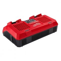 Milwaukee M18 18-Volt Lithium-Ion Dual Bay Rapid Battery Charger with 3.0Ah Battery Pack (2-Pack) -Power Tools Accessories Sales Shop milwaukee outdoor power batteries chargers 48 59 1802 48 11 1837 40 1000