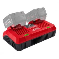 Milwaukee M18 18-Volt Lithium-Ion Dual Bay Rapid Battery Charger -Power Tools Accessories Sales Shop milwaukee outdoor power batteries chargers 48 59 1802 c3 1000 1