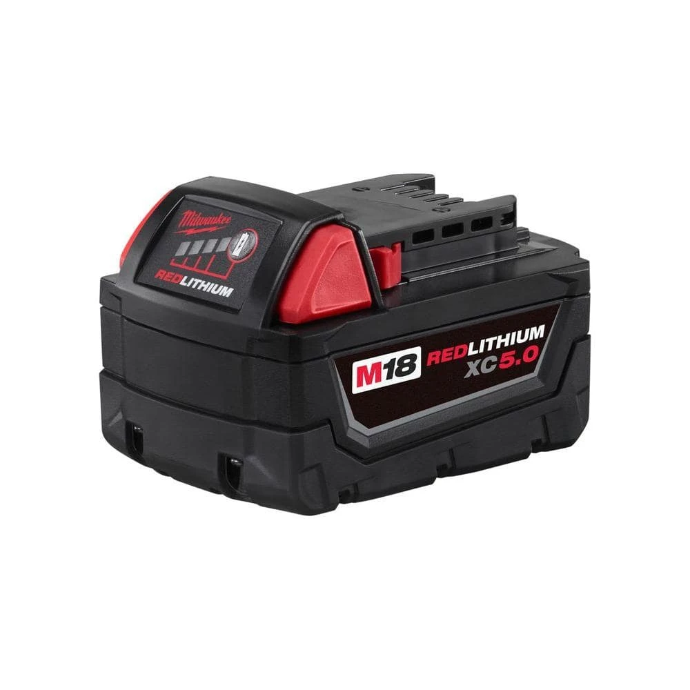 Milwaukee M18 18-Volt Lithium-Ion XC Starter Kit w/Two 5.0Ah Batteries, Charger and 5.0ah Battery 7 Milwaukee M18 18-Volt Lithium-Ion XC Starter Kit w/Two 5.0Ah Batteries, Charger and 5.0ah Battery - Image 7