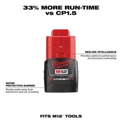 Milwaukee M12 12-Volt Lithium-Ion 4.0 Ah and 2.0 Ah Battery Packs and Charger Starter Kit -Power Tools Accessories Sales Shop milwaukee outdoor power batteries chargers 48 59 2424 40 1000 1