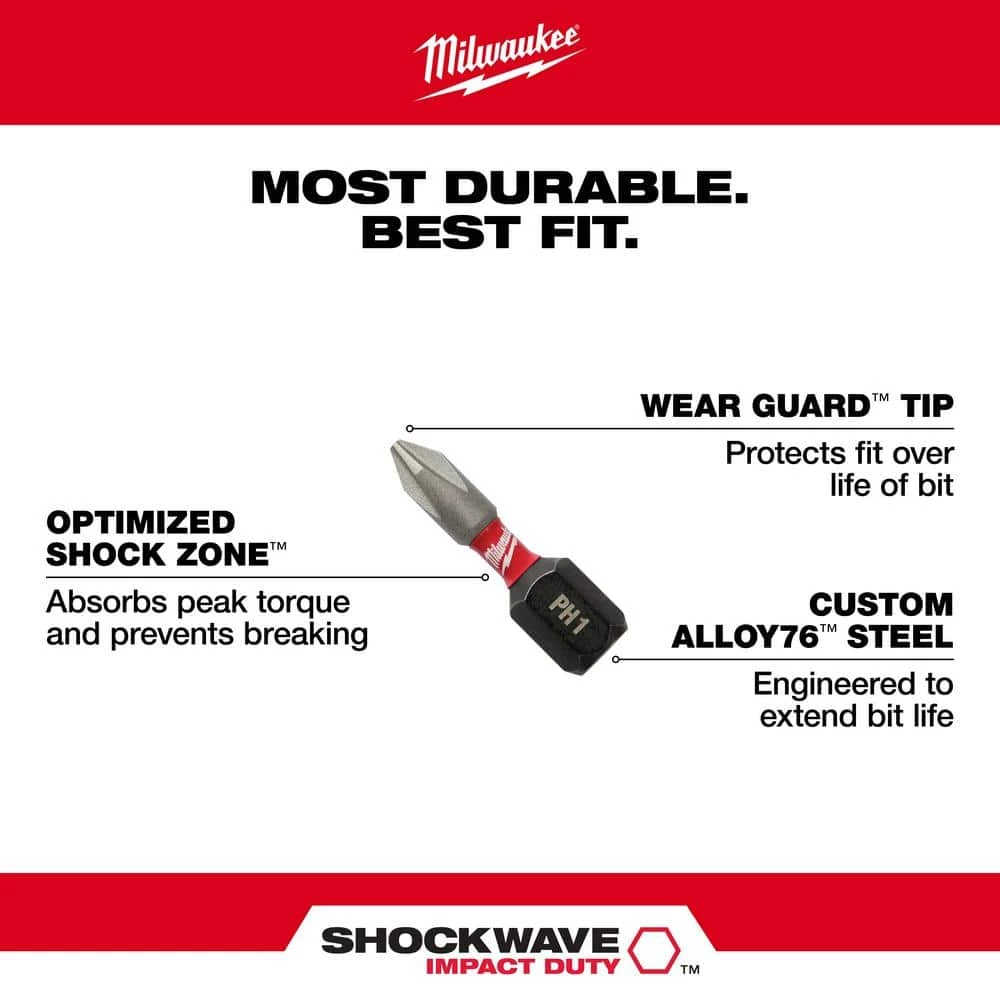Milwaukee SHOCKWAVE Impact Duty Screw Driver Bit Set W/PACKOUT Case & 4-Cutter SDS-Plus Carbide Hammer Drill Bit Kit (105-Piece) 4 Milwaukee SHOCKWAVE Impact Duty Screw Driver Bit Set W/PACKOUT Case & 4-Cutter SDS-Plus Carbide Hammer Drill Bit Kit (105-Piece) - Image 4