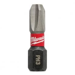Milwaukee SHOCKWAVE Impact Duty 1 in. Phillips #3 Alloy Steel Insert Bit (2-Pack) -Power Tools Accessories Sales Shop milwaukee screwdriver bits 48 32 4413 44 1000