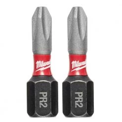 Milwaukee SHOCKWAVE Impact Duty 1 in. Phillips Reduced #2 Alloy Steel Insert Bit (2-Pack) -Power Tools Accessories Sales Shop milwaukee screwdriver bits 48 32 4444 44 1000