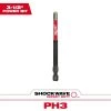 Milwaukee SHOCKWAVE Impact Duty 3-1/2 in. Phillips #3 Alloy Steel Screw Driver Bit (1-Pack)