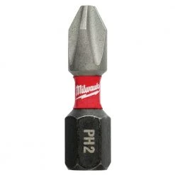 Milwaukee SHOCKWAVE Impact Duty 1 in. Phillips #2 Alloy Steel Insert Bit (5-Pack) -Power Tools Accessories Sales Shop milwaukee screwdriver bits 48 32 4601 44 1000
