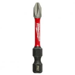 Milwaukee SHOCKWAVE Impact Duty 2 in. Phillips #2 Alloy Steel Screw Driver Bit (5-Pack) -Power Tools Accessories Sales Shop milwaukee screwdriver bits 48 32 4602 44 1000