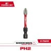 Milwaukee SHOCKWAVE Impact Duty 2 in. Phillips #2 Alloy Steel Screw Driver Bit (5-Pack)