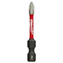 Milwaukee SHOCKWAVE Impact Duty 2 in. Phillips #1 Alloy Steel Screw Driver Bit (5-Pack) -Power Tools Accessories Sales Shop milwaukee screwdriver bits 48 32 4638 44 1000